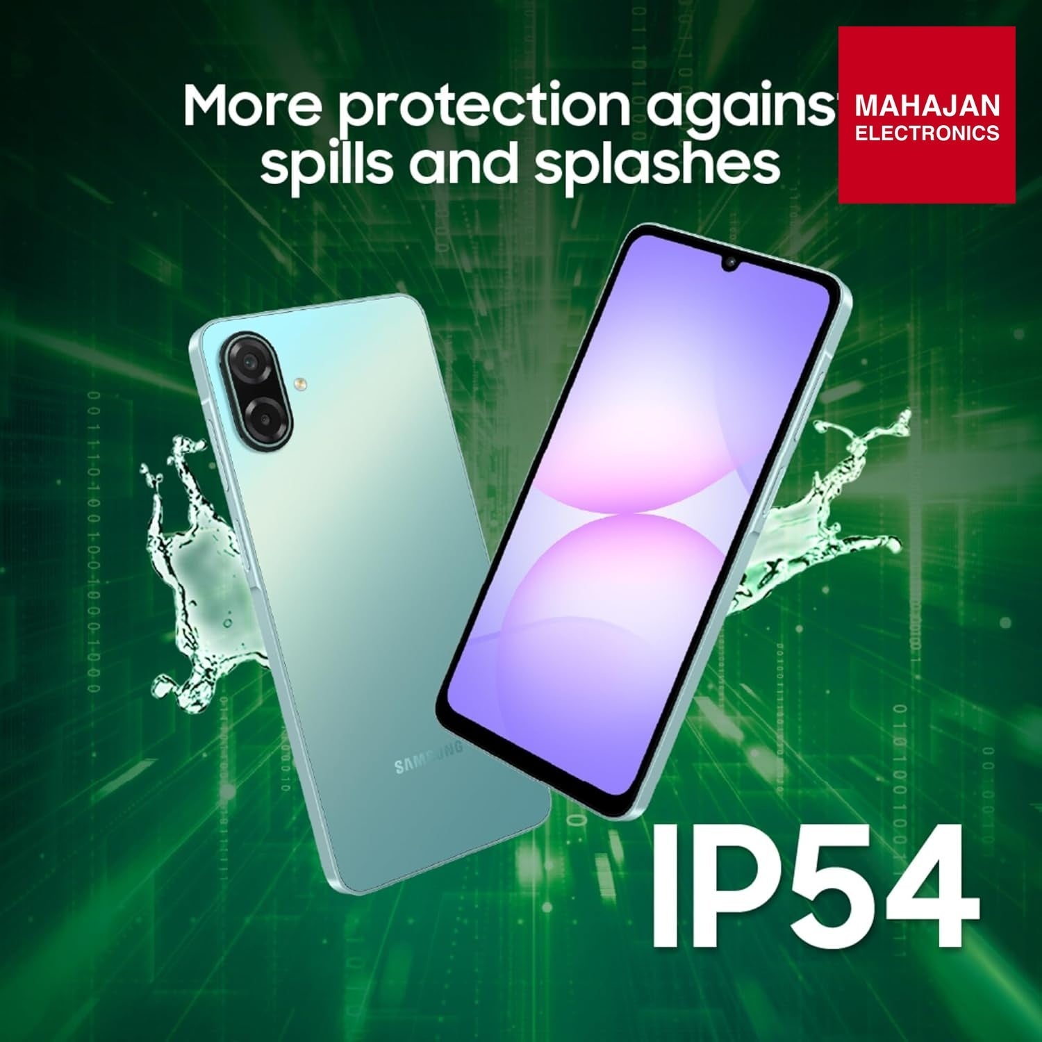 Samsung Galaxy A07 5G Smartphone (Light Green, 4GB RAM, 128GB Storage) | 120Hz Refresh Rate | Massive 6000mAh Battery | 50MP True Dual Camera | 6 Gen OS Upgrades | Knox Vault Mahajan Electronics Online