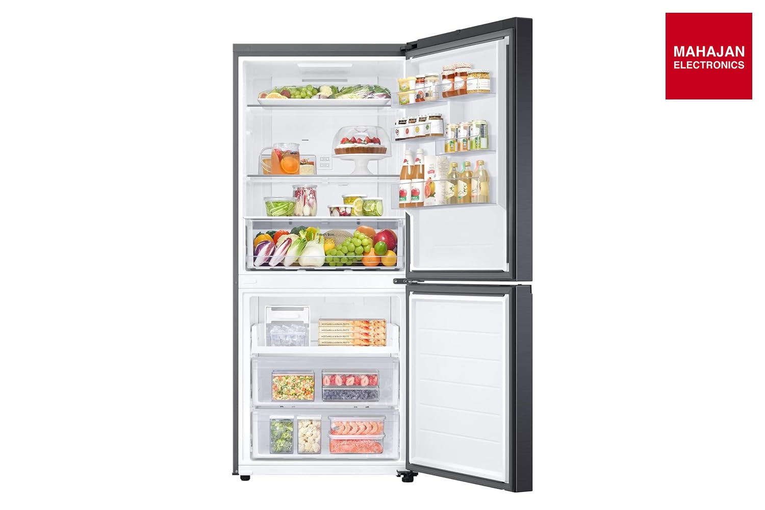 Samsung RB45DG6005B1TL 458 L, 1 Star, Digital Inverter, Frost Free Double Door, Bespoke AI WiFi Refrigerator – Mahajan Electronics Online.