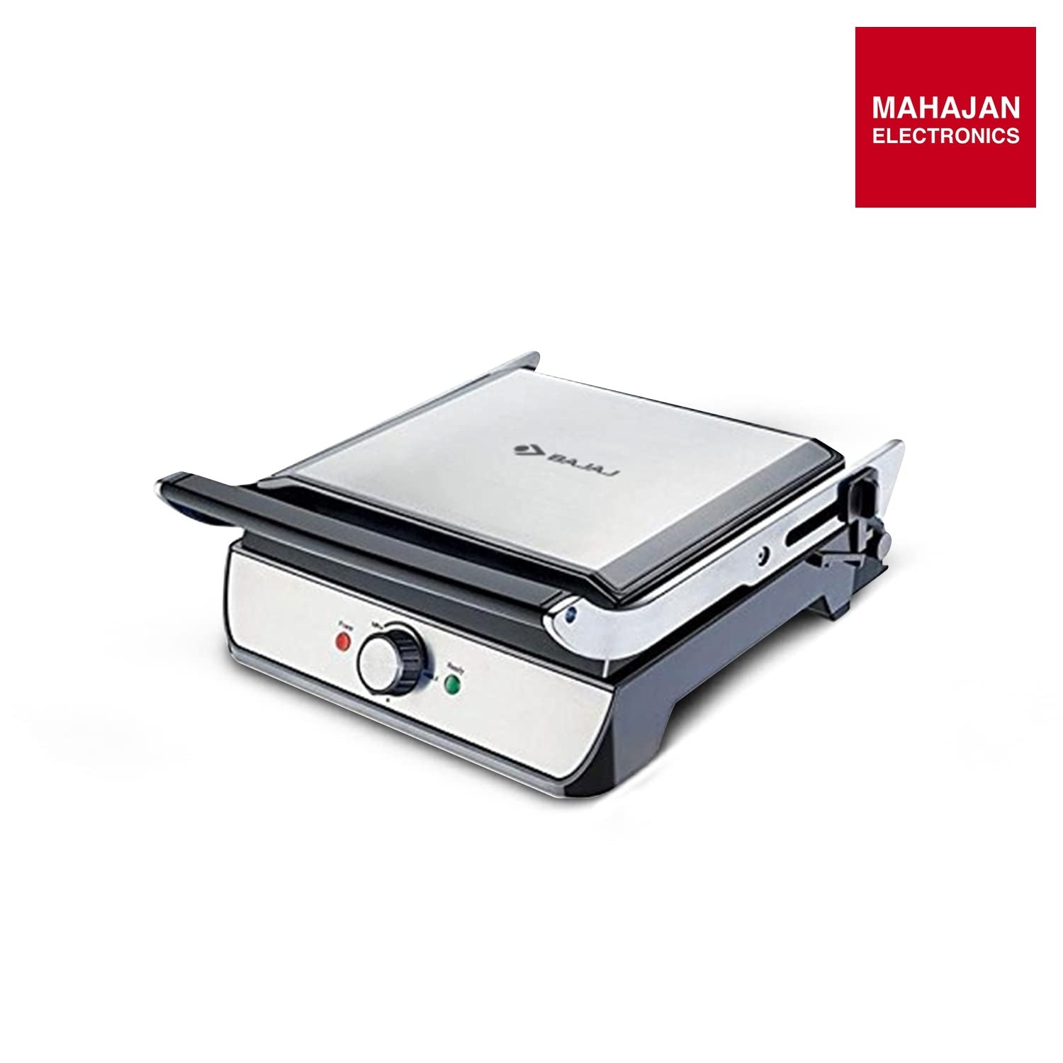 Bajaj Majesty Grill Ultra 2000W 4-Slice Grill Sandwich Maker | 180° Open Grill | Adjustable Hinge & – Mahajan Electronics Online.