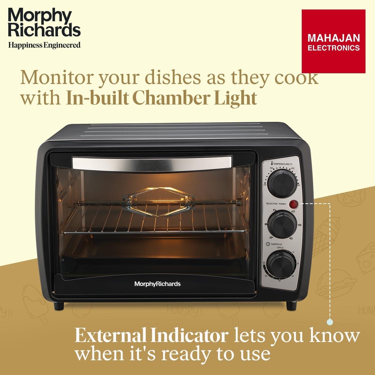 Morphy Richards 20R 20L Otg Oven For Kitchen, Cooking Range With Oven And Grill For Baking, Tandoor – Mahajan Electronics Online.