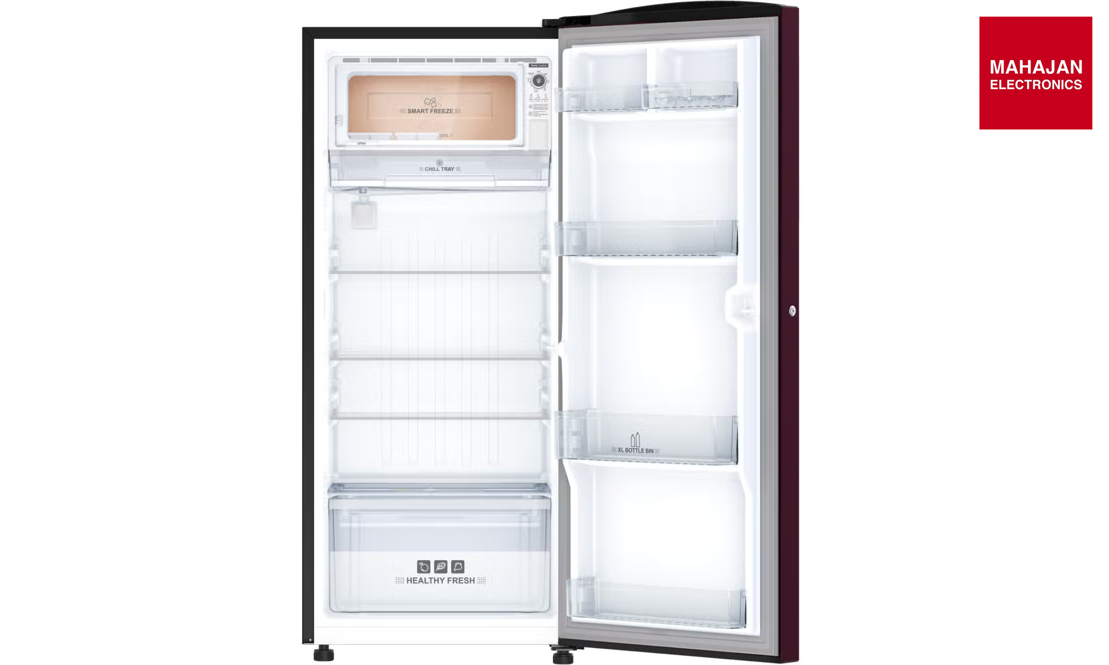 IFB IFBDC-2235IRP 197L 5 Star Direct Cool Inverter Single Door Refrigerator – Dream Red, Energy Efficient – Mahajan Electronics Online.