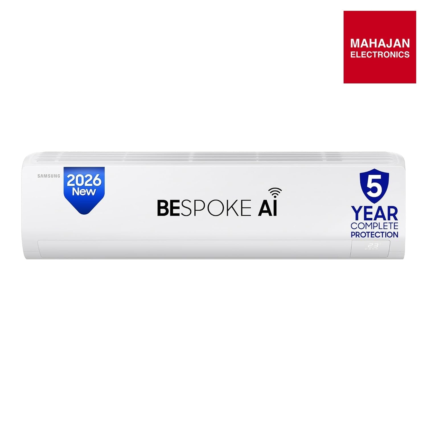 Samsung AR50H24D1XHNNA 2 Ton 3 Star Bespoke AI Inverter Smart Split AC (2026 Model, WiFi, Energy Saving, Voice Control, Powerful Cooling, Copper, Digital Inverter, 4 Way swing, 5 Step Convertible) Mahajan Electronics Online