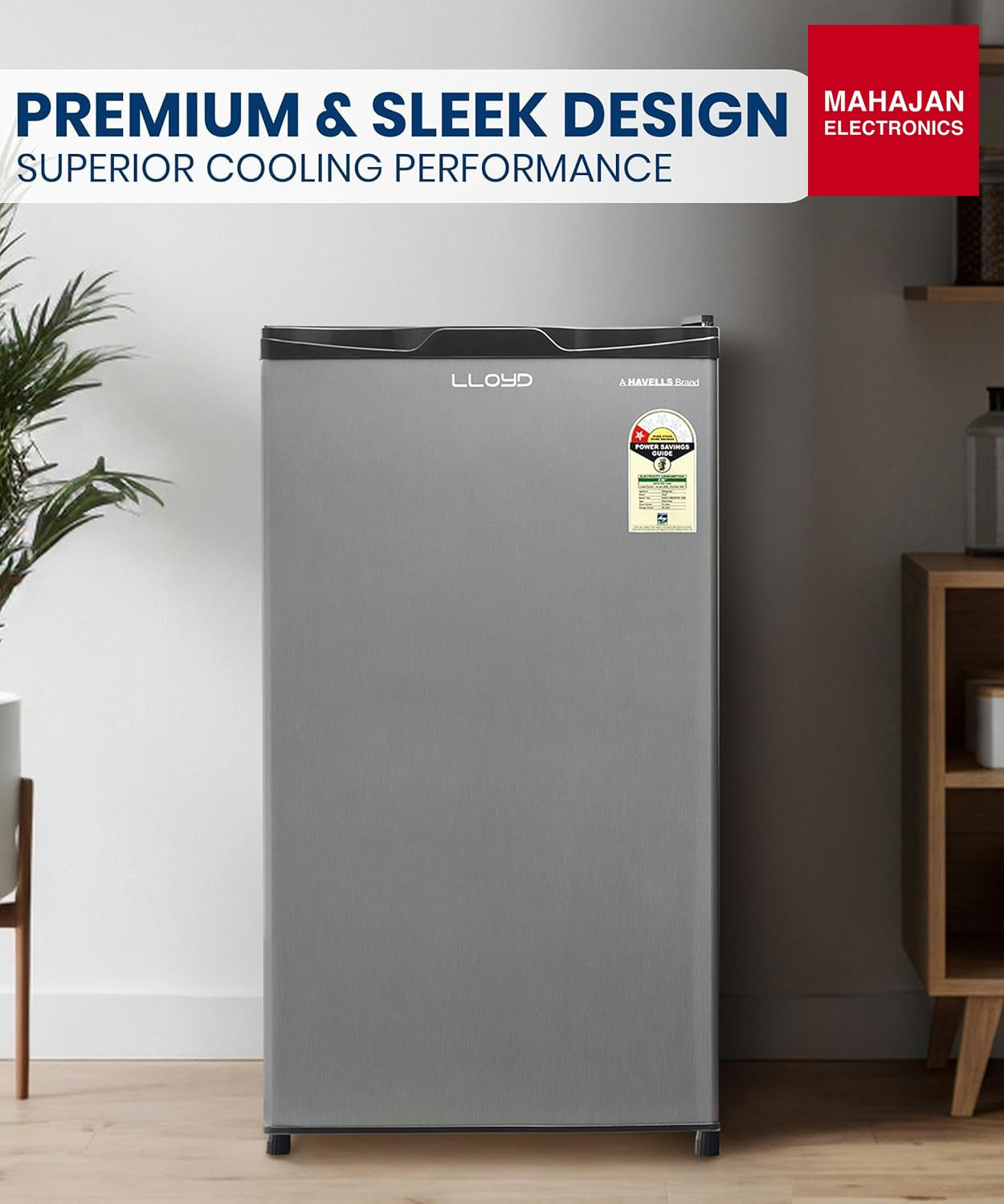Lloyd GLDE111NMGCF 92 L Direct Cool Single Door 1 Star Refrigerator with Dedicated Freezer Section Big Bottle โ Mahajan Electronics Online.