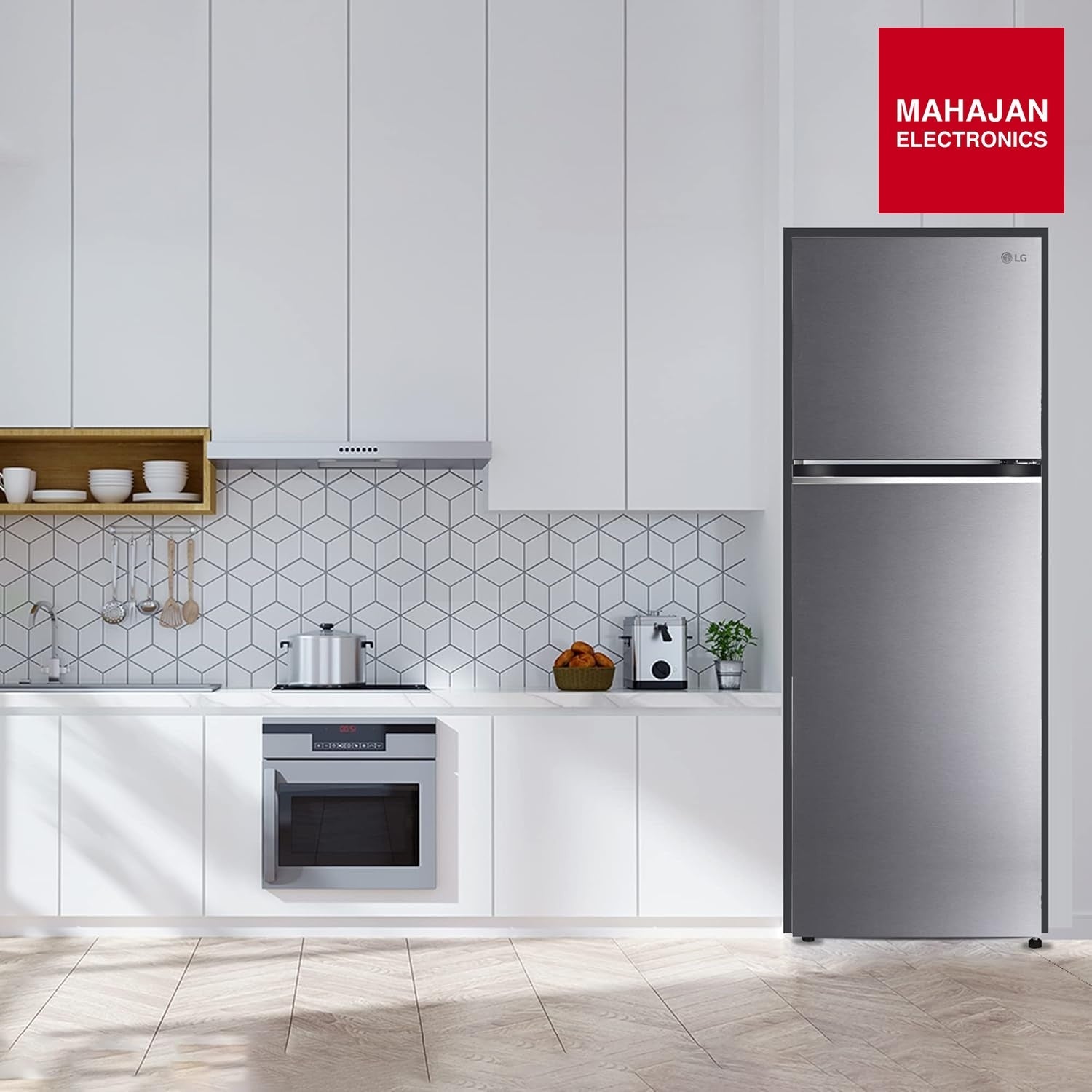 LG LT2516WXDS 251L 2 Star Frost Free Double Door Refrigerator with Smart Inverter Compressor, Multi Air Flow โ Mahajan Electronics Online.