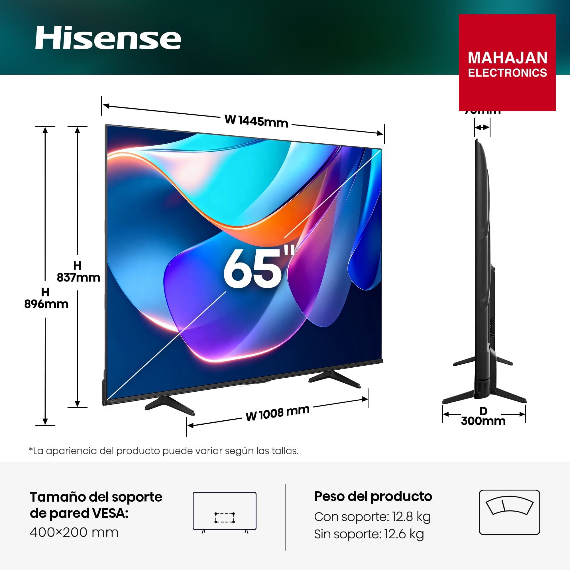 Hisense 65A6S (2026) 65-Inch VA Panel UHD 4K Smart TV Mahajan Electronics – Mahajan Electronics Online.