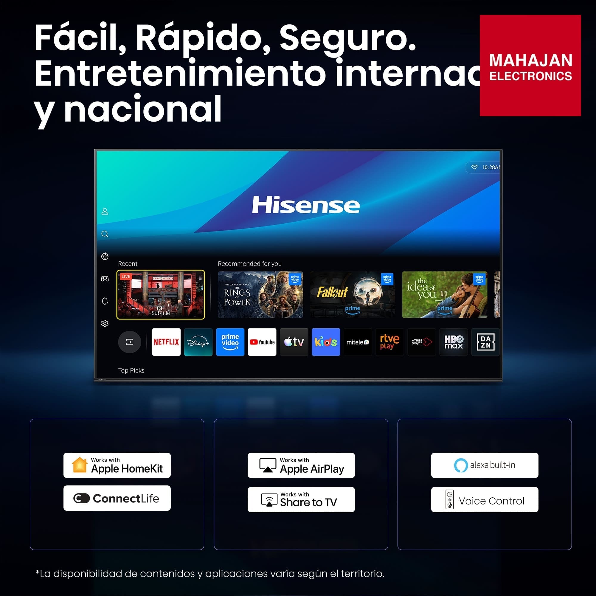 Hisense 65A6S (2026) 65-Inch VA Panel UHD 4K Smart TV Mahajan Electronics – Mahajan Electronics Online.