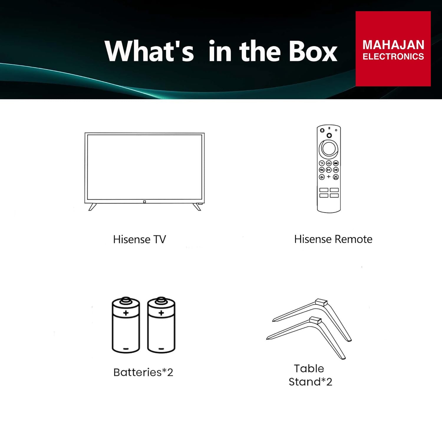 Hisense 146cm (58 inches) A6Q Series 4K Ultra HD Smart LED TV 58A6Q (Black) mahjan electronics online – Mahajan Electronics Online.