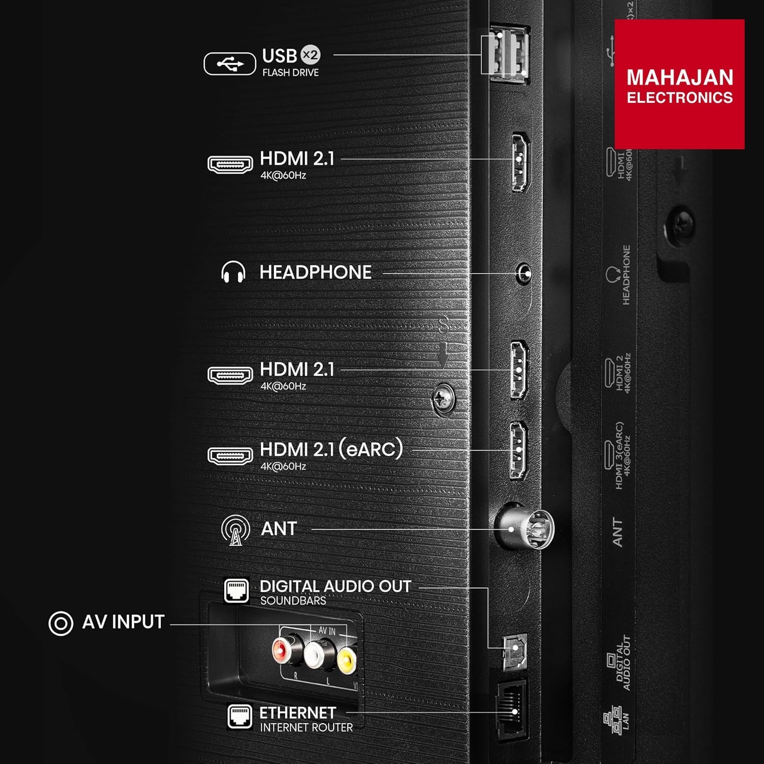 Hisense 146cm (58 inches) A6Q Series 4K Ultra HD Smart LED TV 58A6Q (Black) mahjan electronics online – Mahajan Electronics Online.