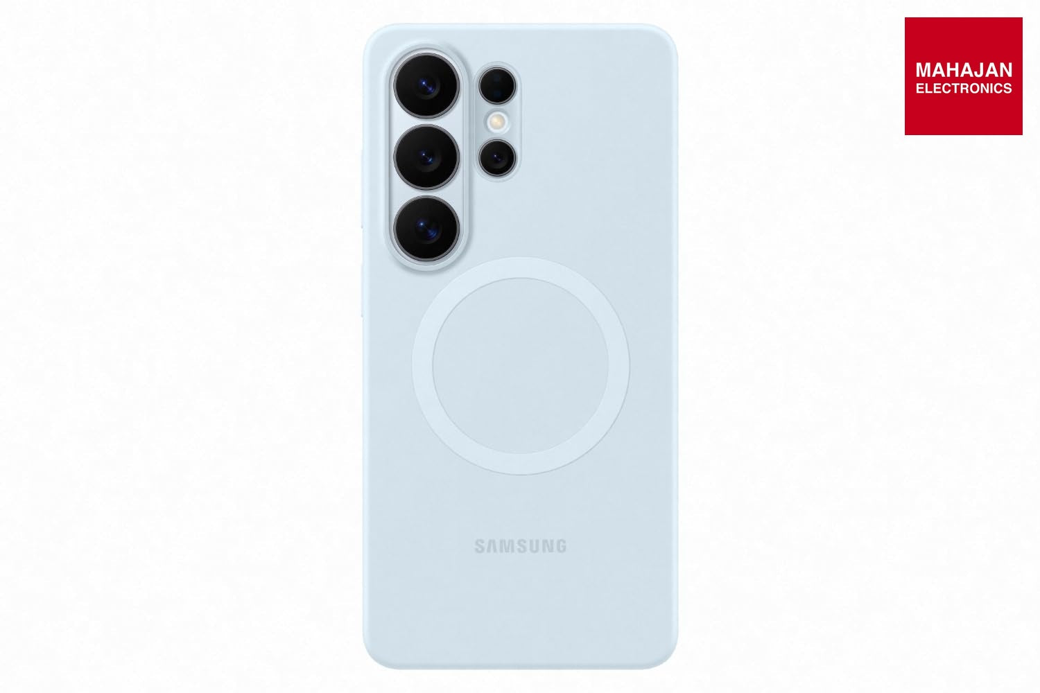 Samsung Galaxy S26 Ultra Silicone Magnet Case, Light Blue Mahajan Electronics Online