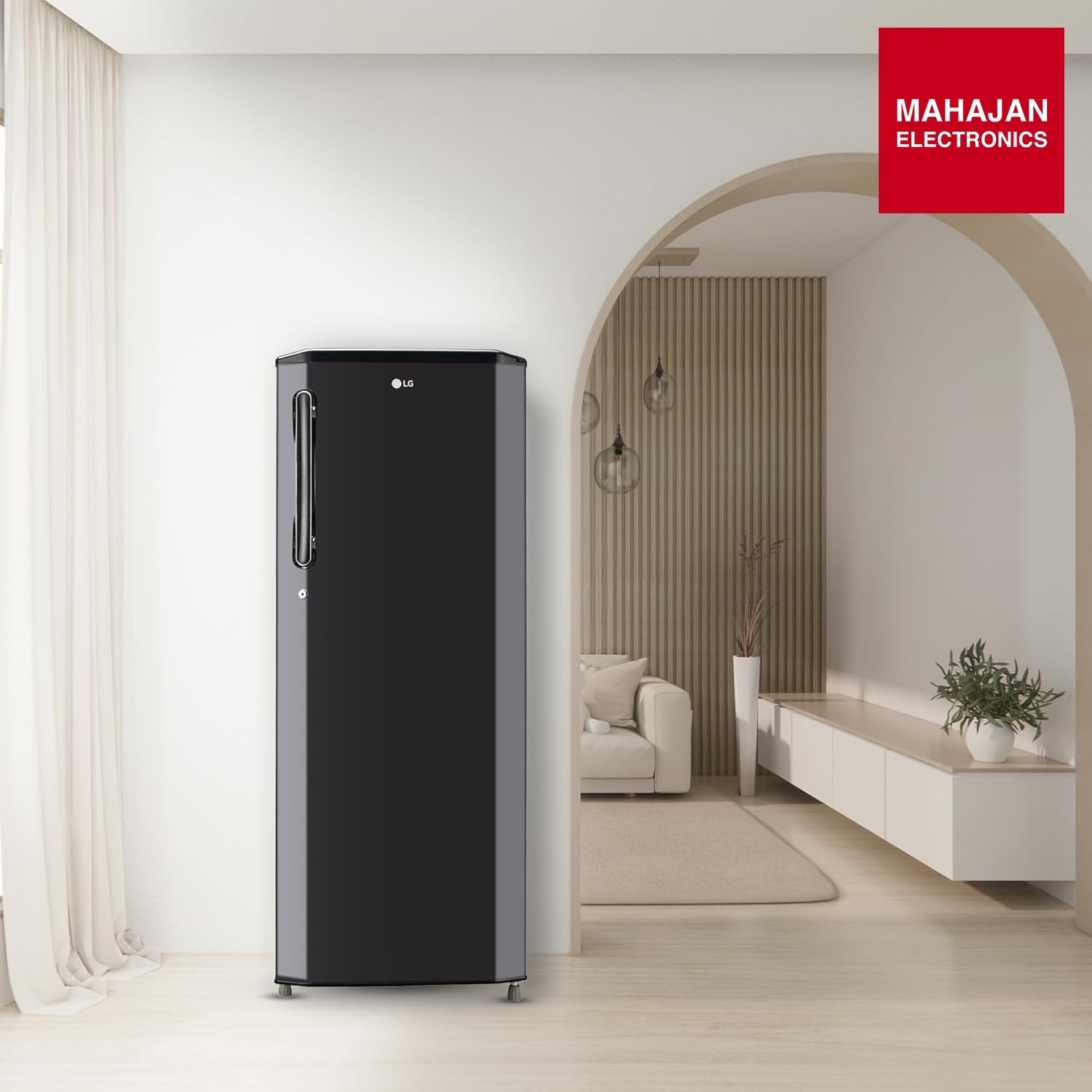 LG GLD2736YBES 261L 2 Star Direct Cool Single Door Refrigerator | Smart Inverter | Ebony Sheen | Mahajan – Mahajan Electronics Online.