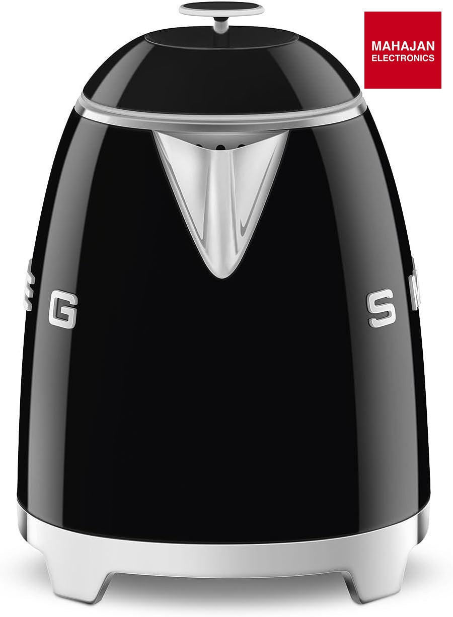 SMEG KLF05BLEU Mini 50's Retro Style 3 Cup Electric Kettle with Double Wall Anti Slip Base and Water Level – Mahajan Electronics Online.