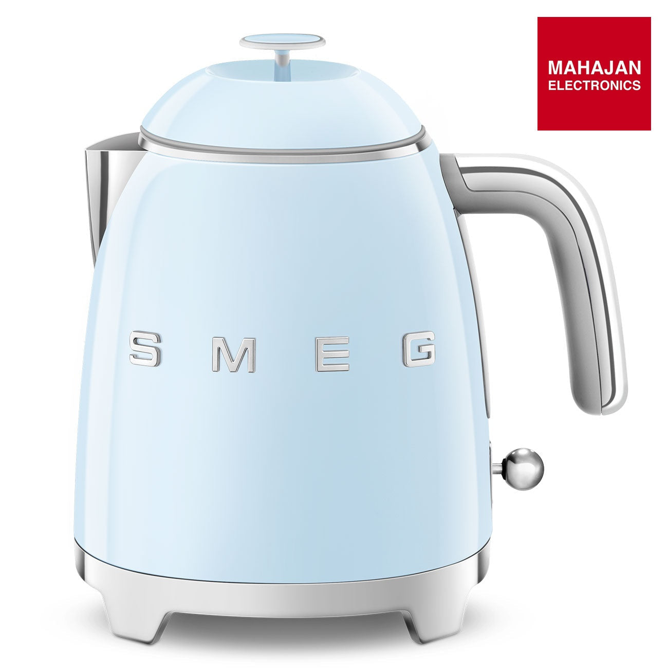 SMEG KLF05PBEU Mini 50's Retro Style 3 Cup Electric Kettle with Double Wall Anti Slip Base and Water Level – Mahajan Electronics Online.