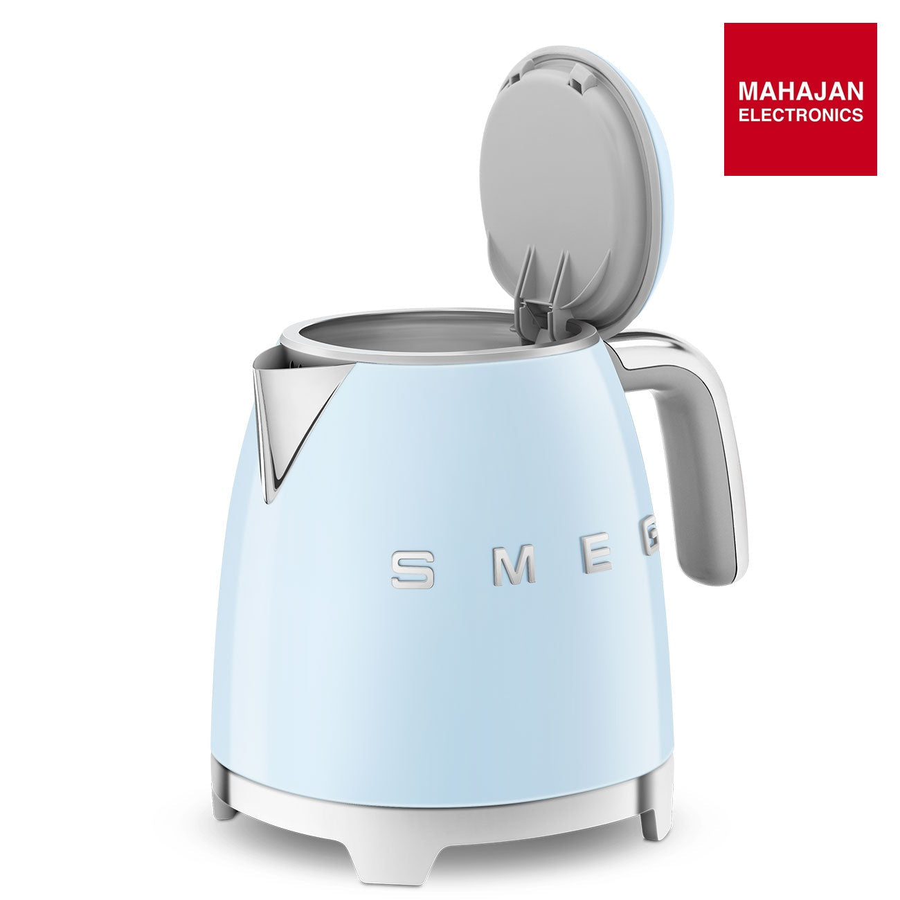 SMEG KLF05PBEU Mini 50's Retro Style 3 Cup Electric Kettle with Double Wall Anti Slip Base and Water Level – Mahajan Electronics Online.