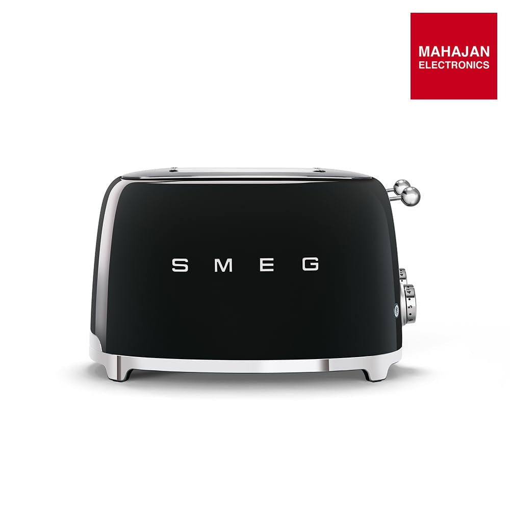 SMEG TSF03BLEU | Toaster 4 slices 50's Style | Colour : black – Mahajan Electronics Online.