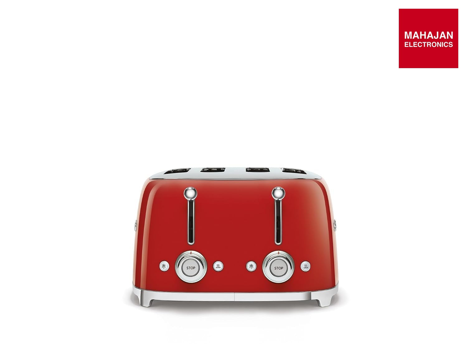 SMEG TSF03RDEU| Toaster 4 slices 50's Style | Colour : Red – Mahajan Electronics Online.
