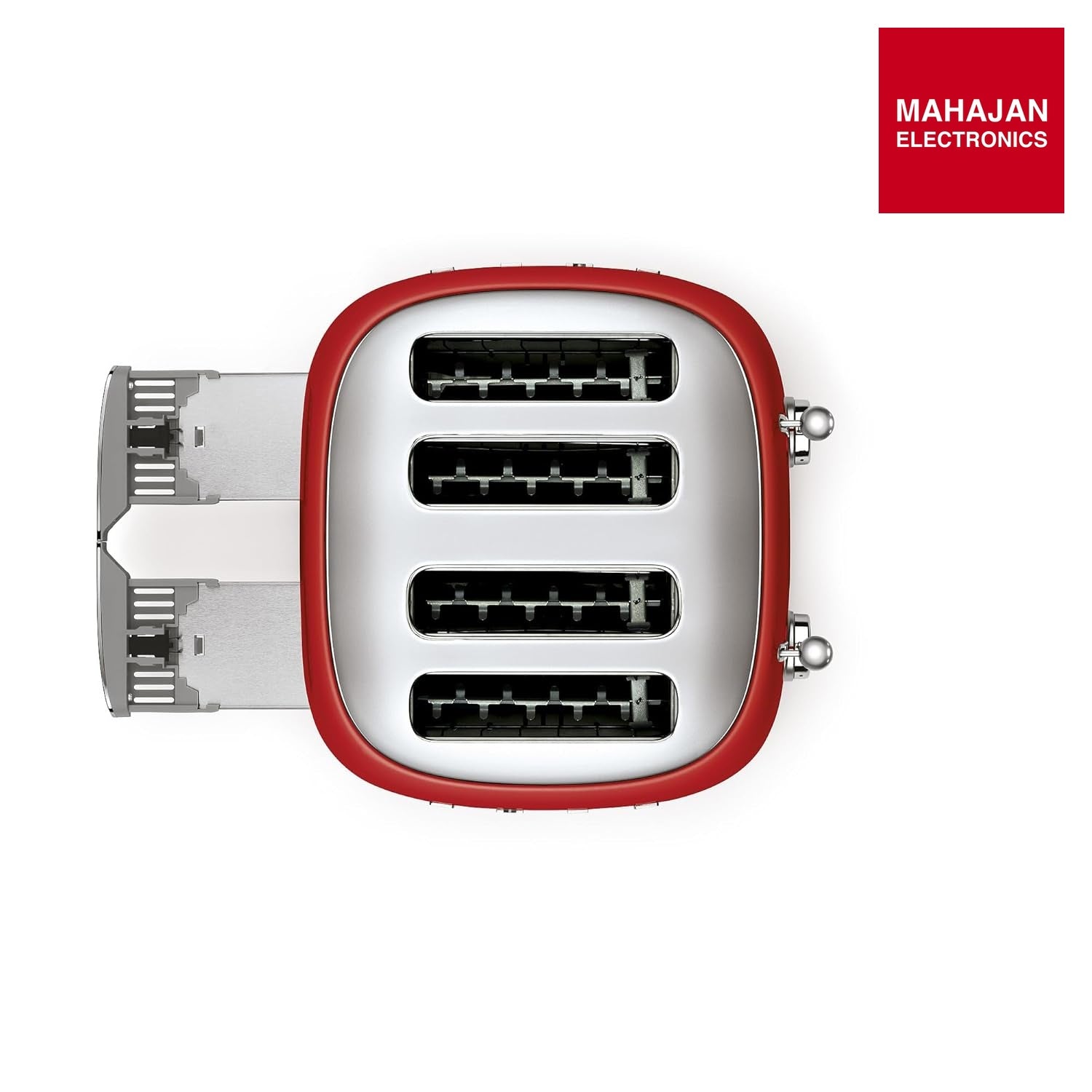 SMEG TSF03RDEU| Toaster 4 slices 50's Style | Colour : Red – Mahajan Electronics Online.