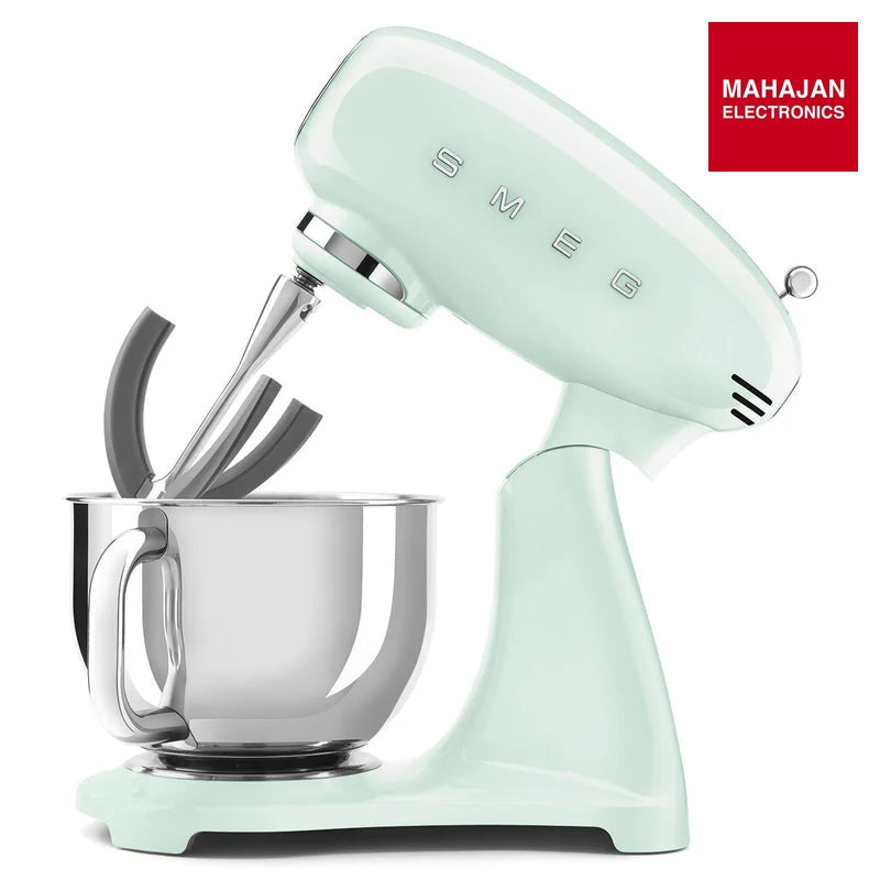 SMEG SMF05PGEU Stand Mixer Full Pastel Green 800w – Mahajan Electronics Online.