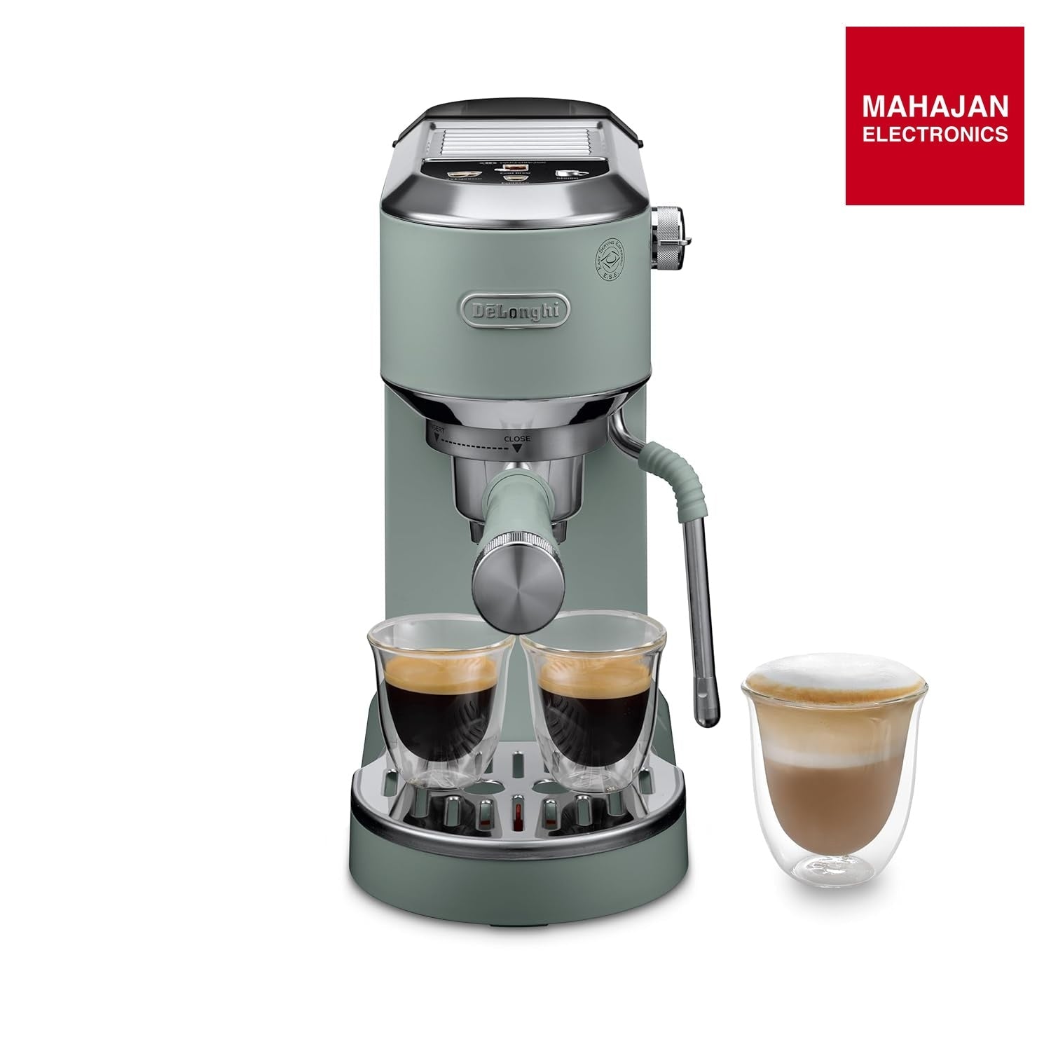 De’Longhi Dedica Duo EC890.GR Barista Coffee Machine with Pump, Espresso and Cold Brew, Manual Coffee Machine – Mahajan Electronics Online.
