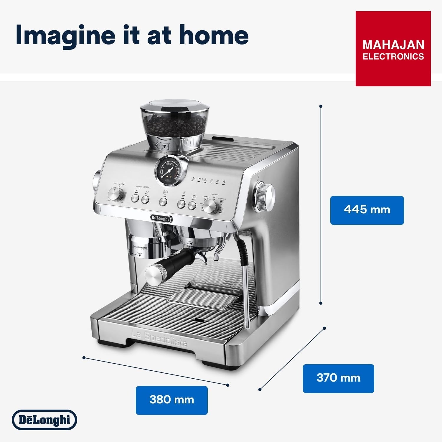DeLonghi EC9555.M La Specialista Opera Professional Coffee Machine with Cold Brew, Original Italian Brand – Mahajan Electronics Online.