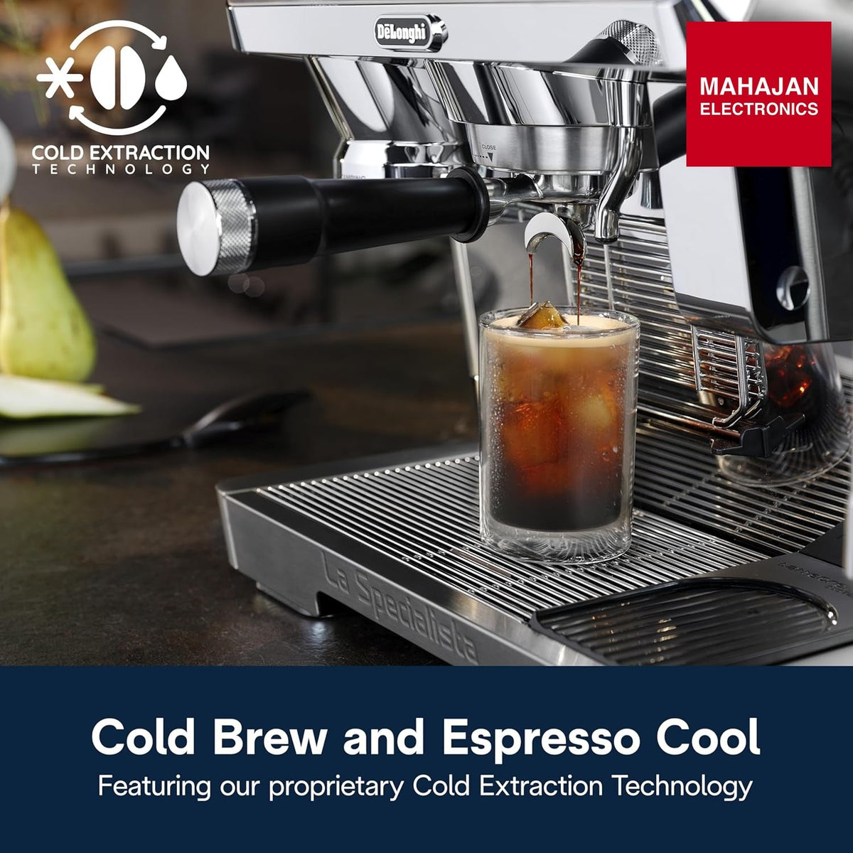 De'Longhi EC9885.M La Specialista Maestro Espresso Machine with Grinder, Auto & Manual Milk Frother – Mahajan Electronics Online.