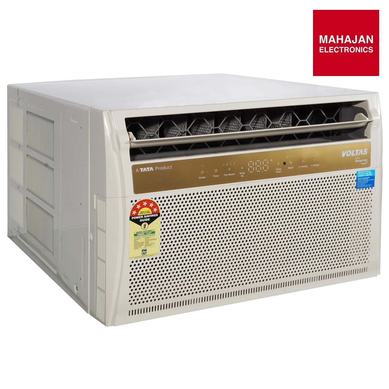 Voltas 185Inv Topaz 1.5 Ton 5 Star (2026) Inverter Window AC – Copper Condenser, R32 Refrigerant, High – Mahajan Electronics Online.