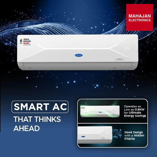 Carrier XCEL LUMO Gxi CAI12CL3R36F0 1.0 Ton 3 Star Inverter Split AC ( 2026 Model) – Mahajan Electronics Online.
