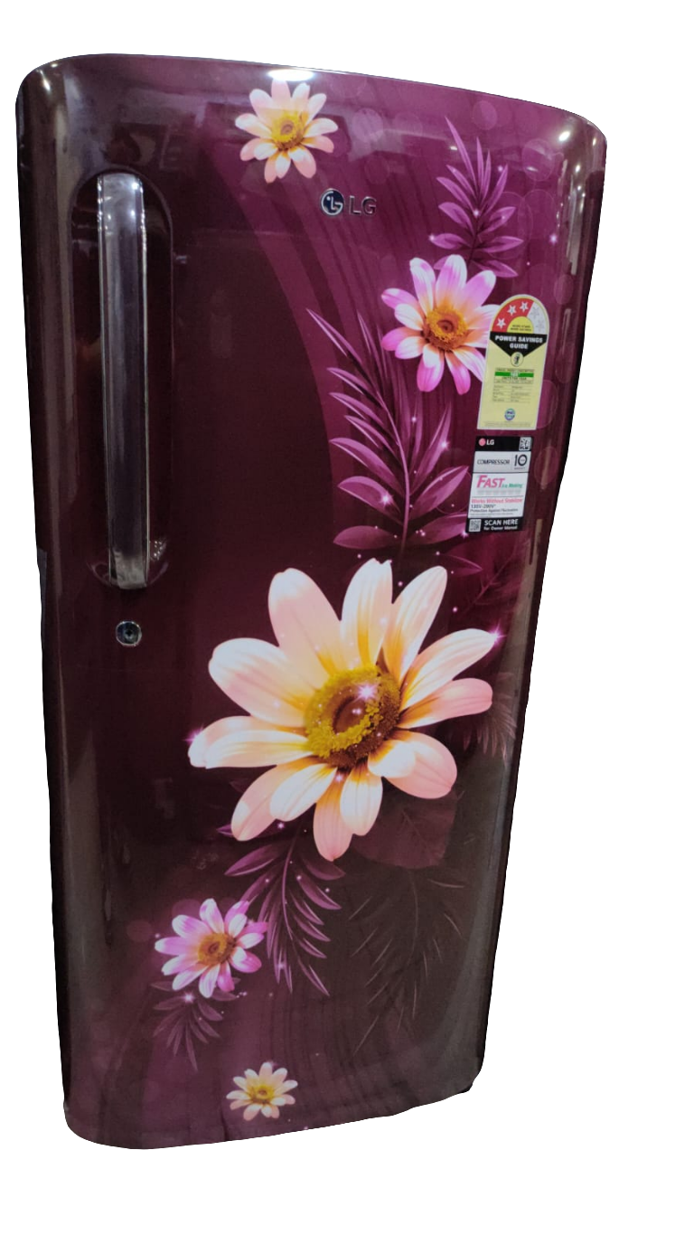 LG GL-D201ASHD 185 L 3 Star Direct-Cool Single Door Refrigerator ( Fast Ice Making)
