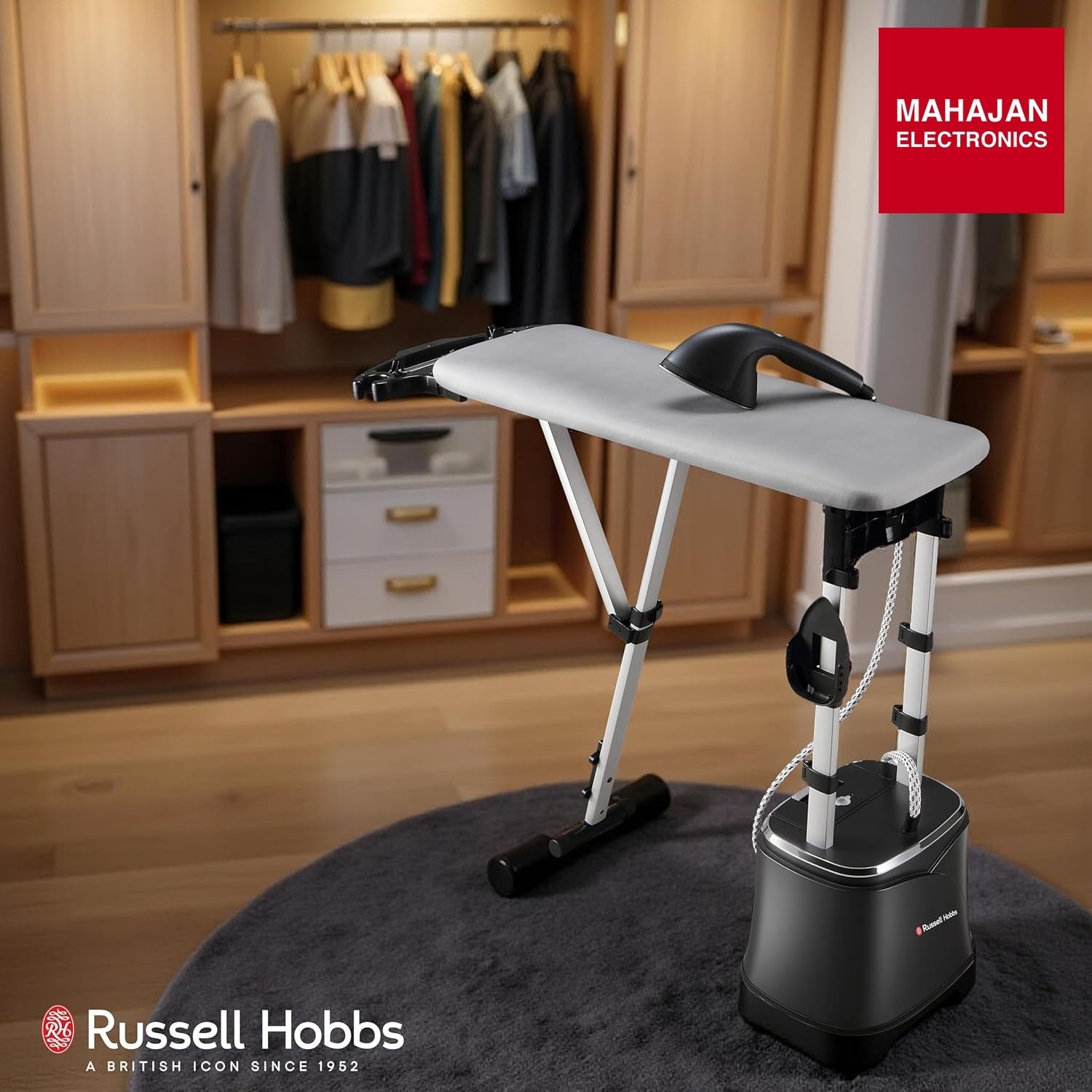 Russell Hobbs RGS2000SS Steam Station 2000W 2-in-1 Vertical Garment Steamer & Dry Iron | 2.2L Detachable – Mahajan Electronics Online.
