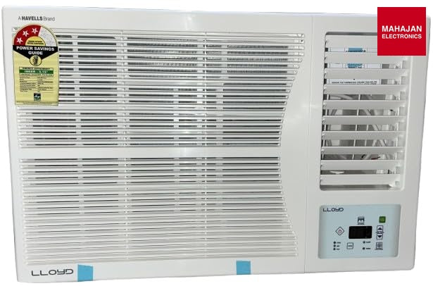 Lloyd GLW18D3FPSPR 1.5 Ton 3 Star Fixed Speed Window AC – Copper Coil | Strong Cooling @ 48°C | Clean Air – Mahajan Electronics Online.
