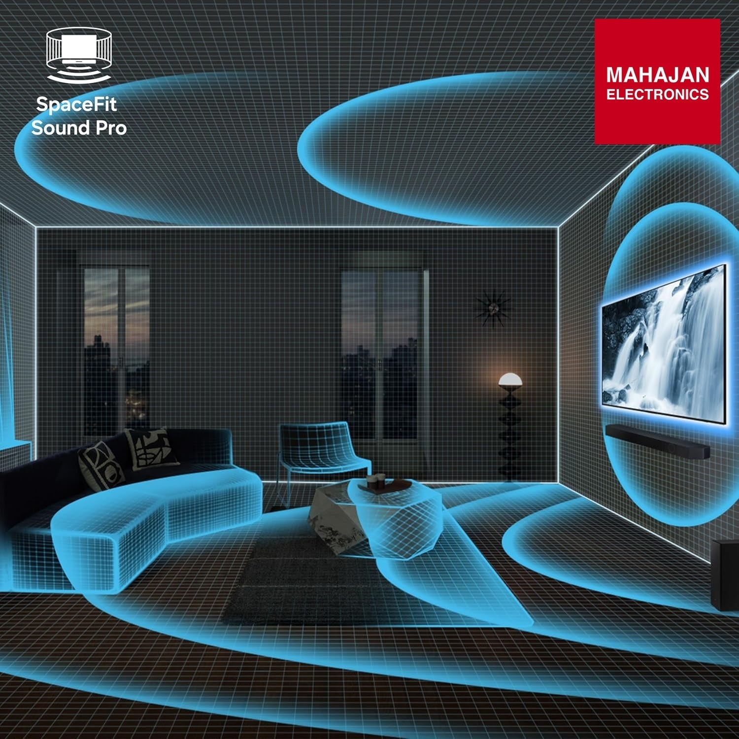 Samsung HW-Q600H/XL, Titan Black 320 W True 3.1.2ch Soundbar with Dolby Audio | Q-Symphony | Center โ Mahajan Electronics Online.
