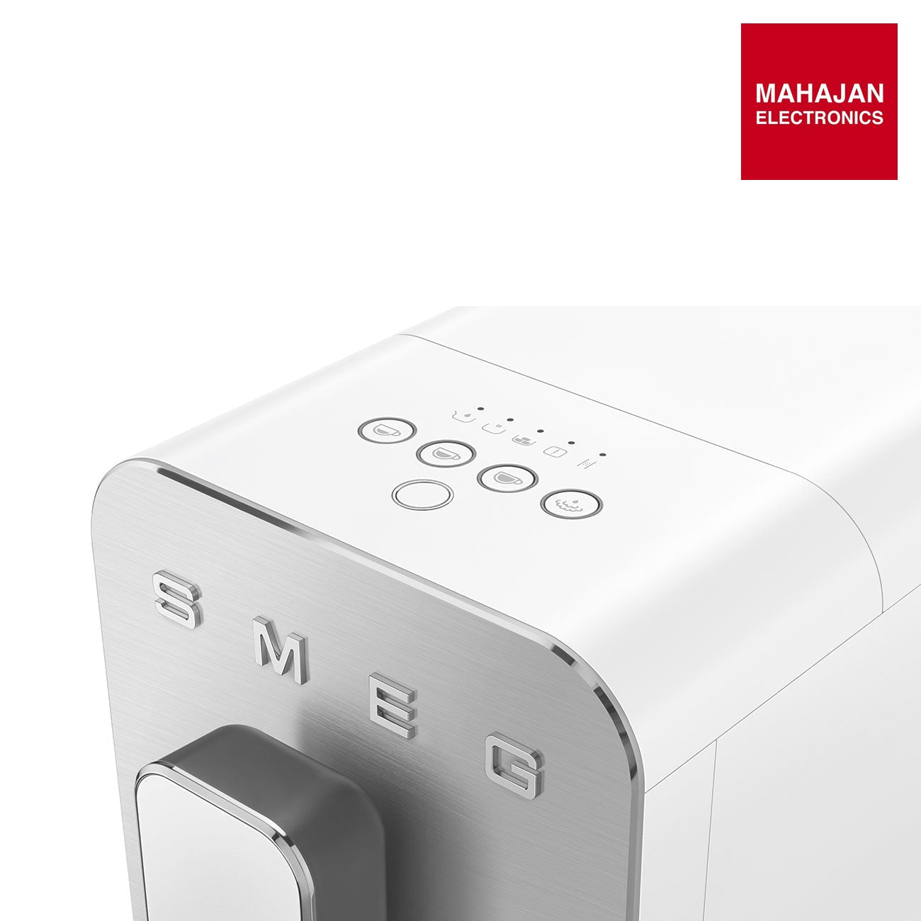Smeg BCC12WHMEU White Automatic Coffee Machine, Original Italian Brand, One Touch Direct Bean to Cup, 6+ Hot – Mahajan Electronics Online.