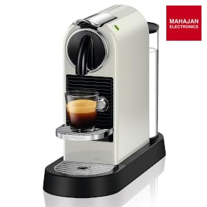 Nespresso CitiZ Coffee Machine (White)|One-Touch Brewing|40ml Espresso & 110ml Lungo |Coffee Machine for Home – Mahajan Electronics Online.