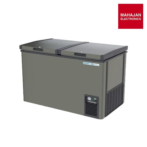 Voltas CVF500DA4- P3-GE CONVERTIBLE Grey 3 Star Hard Top Deep Freezer Hard top deep freezer ( 469 โ Mahajan Electronics Online.