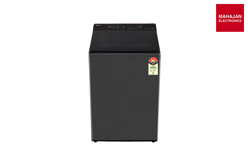 LG T90KMMB3Z 9Kg Top Load Washing Machine, Hard Water Wash, Middle Black, 5 Star-Online Mahajan Electronics – Mahajan Electronics Online.