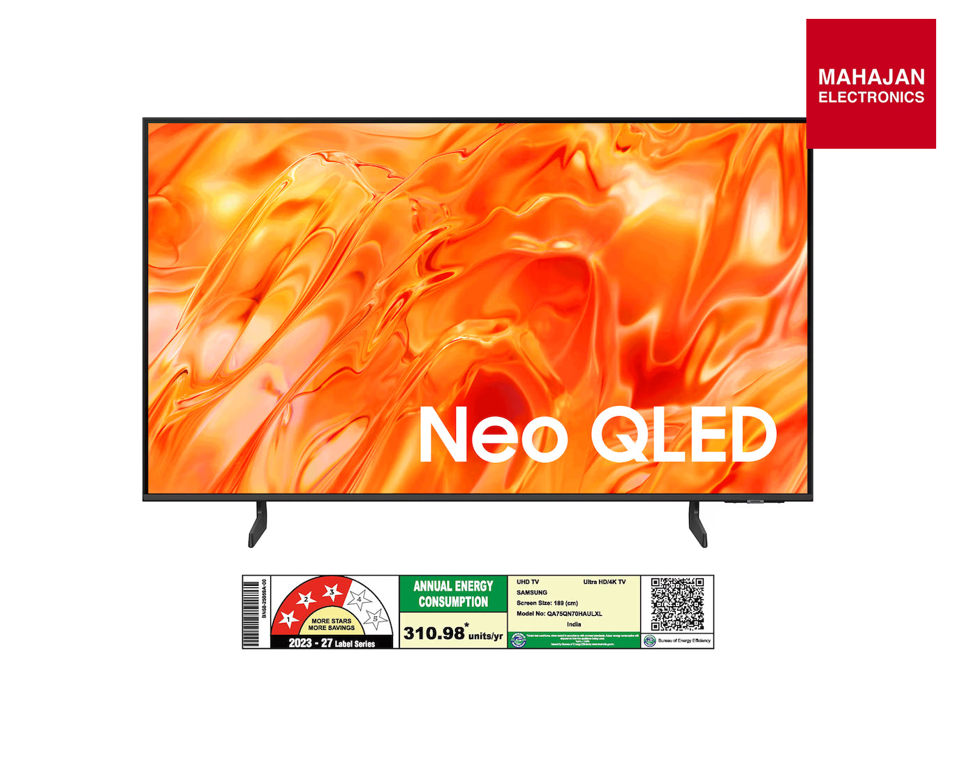 Samsung QA75QN70HAULXL 1.89 m (75) Neo QLED QN70H 4K Smart TV (2026) Samsung – Mahajan Electronics Online.