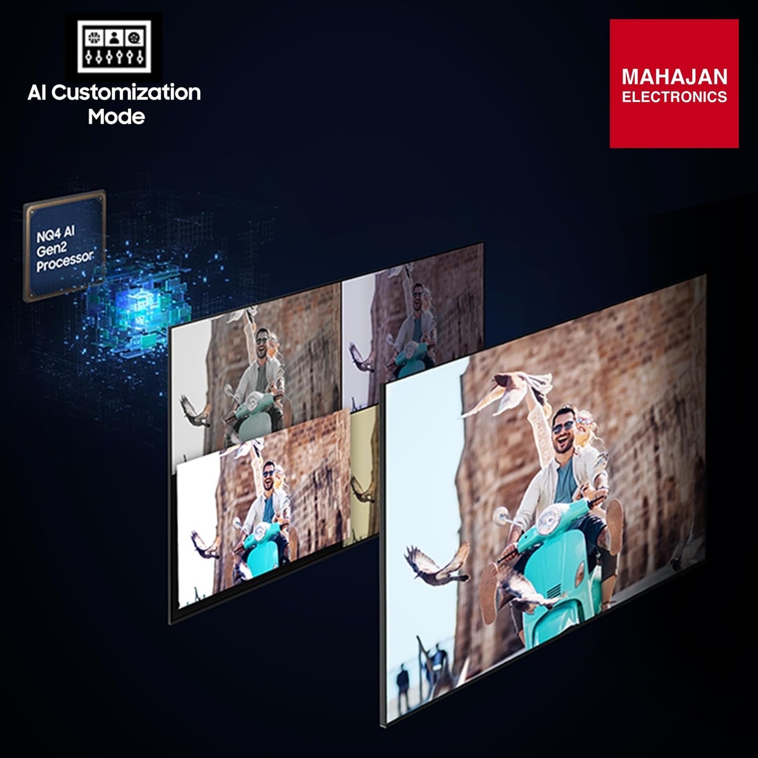 Samsung UA75M80HAULXL (75 inches) 4K Ultra HD Mini-LED 4K Vision AI Smart TV Titan Black โ Mahajan Electronics Online.