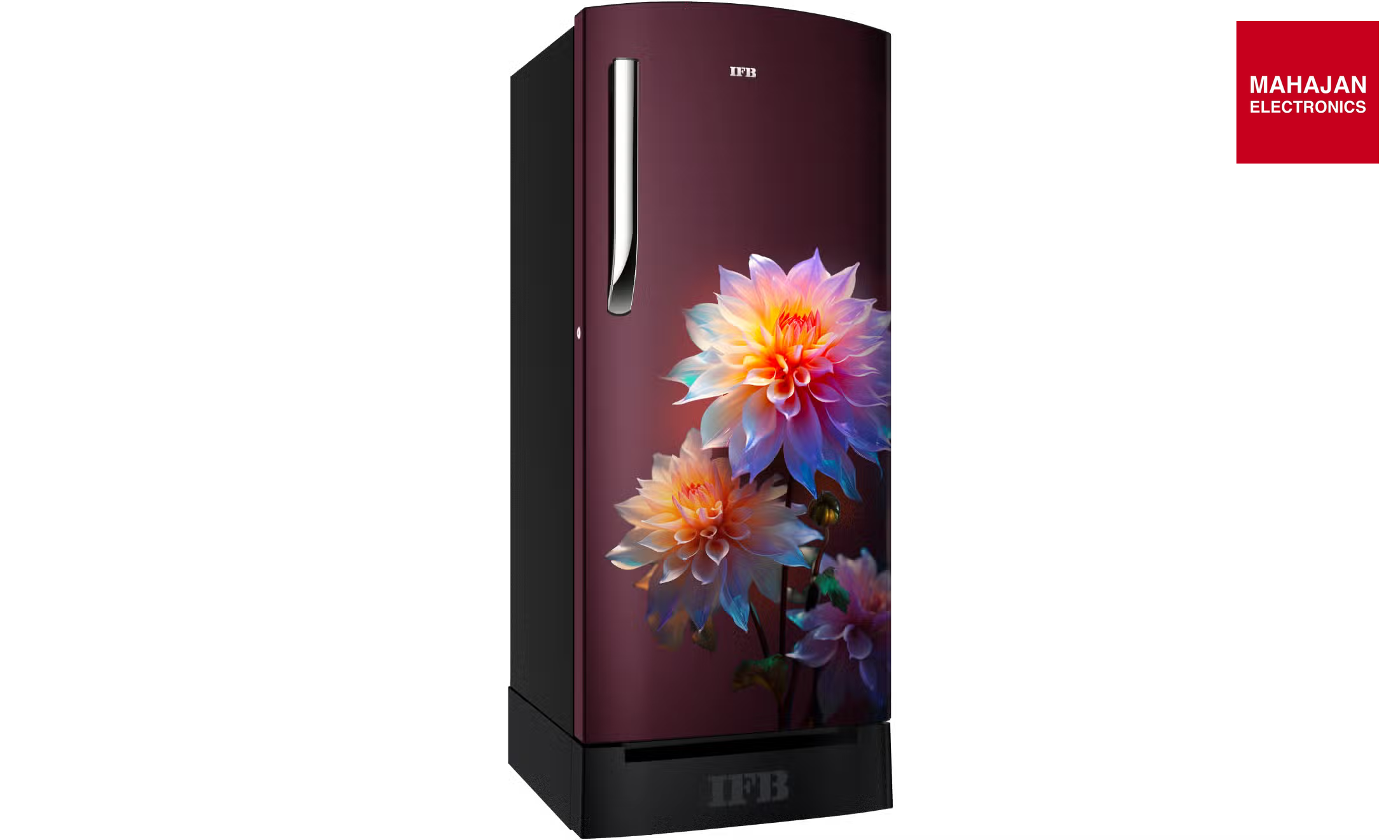 IFB IFBDC-213DIRND 187 L 4 Star Direct Cool Single ARefrigerator XL Bottle Bin,Red Flower-Online Mahajan β Mahajan Electronics Online.