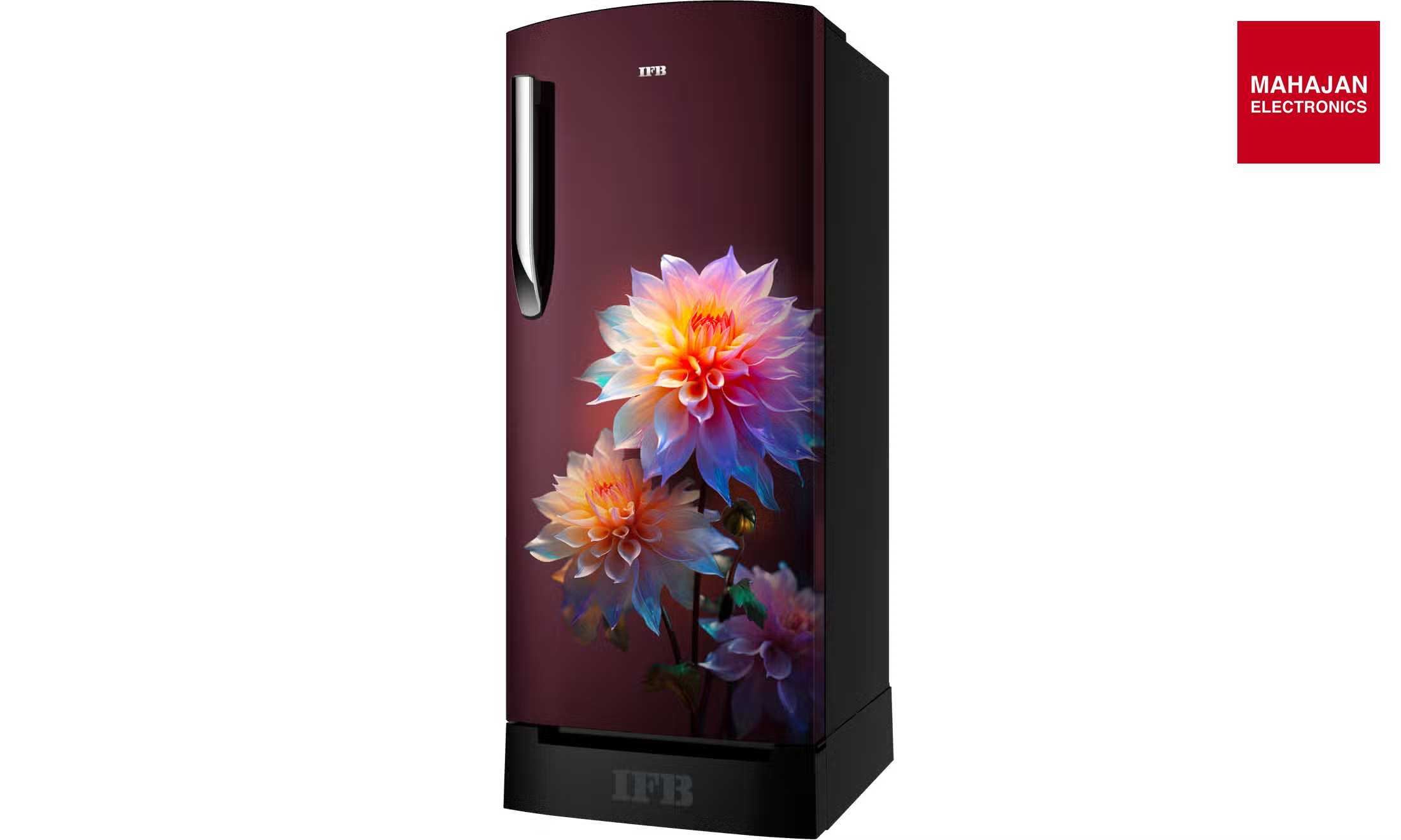 IFB IFBDC-213DIRND 187 L 4 Star Direct Cool Single ARefrigerator XL Bottle Bin,Red Flower-Online Mahajan β Mahajan Electronics Online.