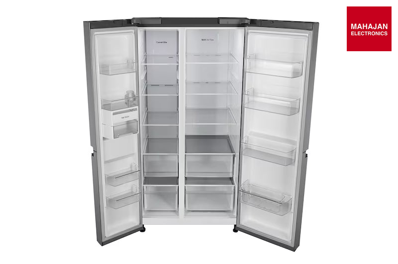 LG GL-B277GPZ3 790 L Side-by-Side Refrigerator, Wi-Fi Convertible, Hygiene Fresh+™, Smart Diagnosis™, Shiny – Mahajan Electronics Online.
