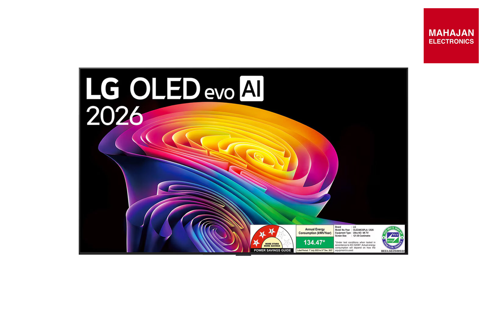 LG OLED48C6PLA 121 cm (48) LG OLED evo AI 4K Smart TV with α11 AI Processor Gen3, with Dolby Vision & Atmos – Mahajan Electronics Online.