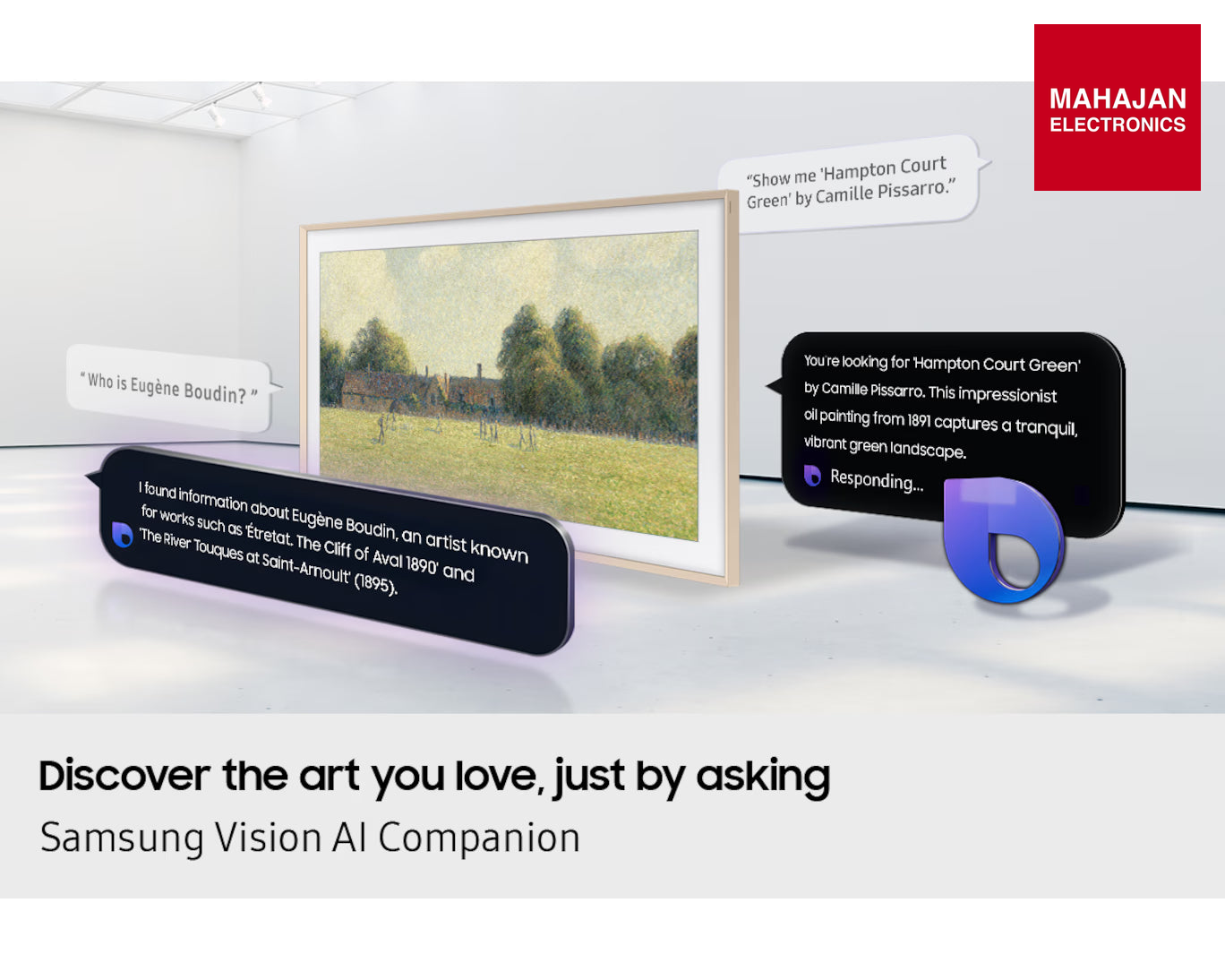 Samsung QA75LS03HE 75" The Frame LS03HE 4K Samsung Vision AI Smart TV (2026) Samsung – Mahajan Electronics Online.