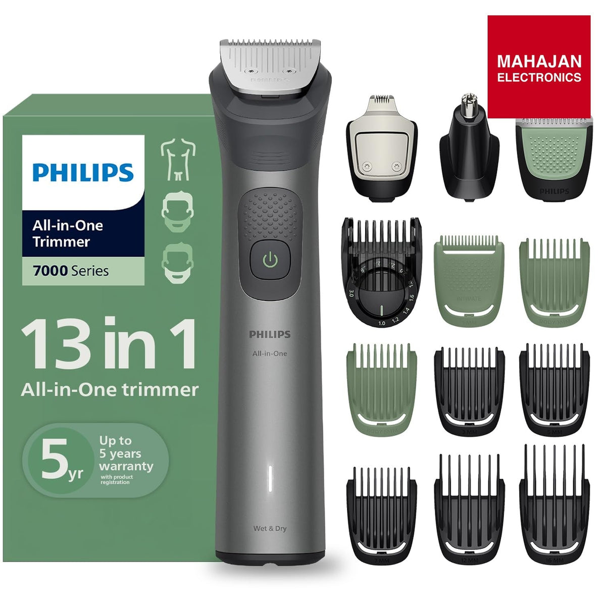 Philips MG7922 India's No.1 Men's Trimmer* | Ultimate Precision | BeardSense Technology- Scans 125x/sec – Mahajan Electronics Online.