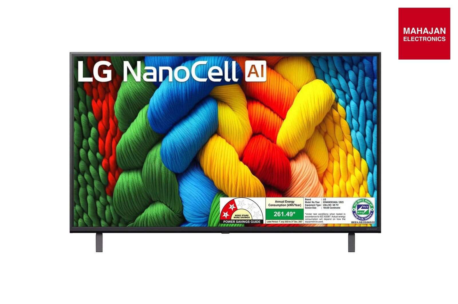 LG 65NANO83A6A 65 Inch NanoCell 4K UHD Smart TV with α7 Gen8 AI Processor, Dolby Atmos & AI Magic Remote LG – Mahajan Electronics Online.