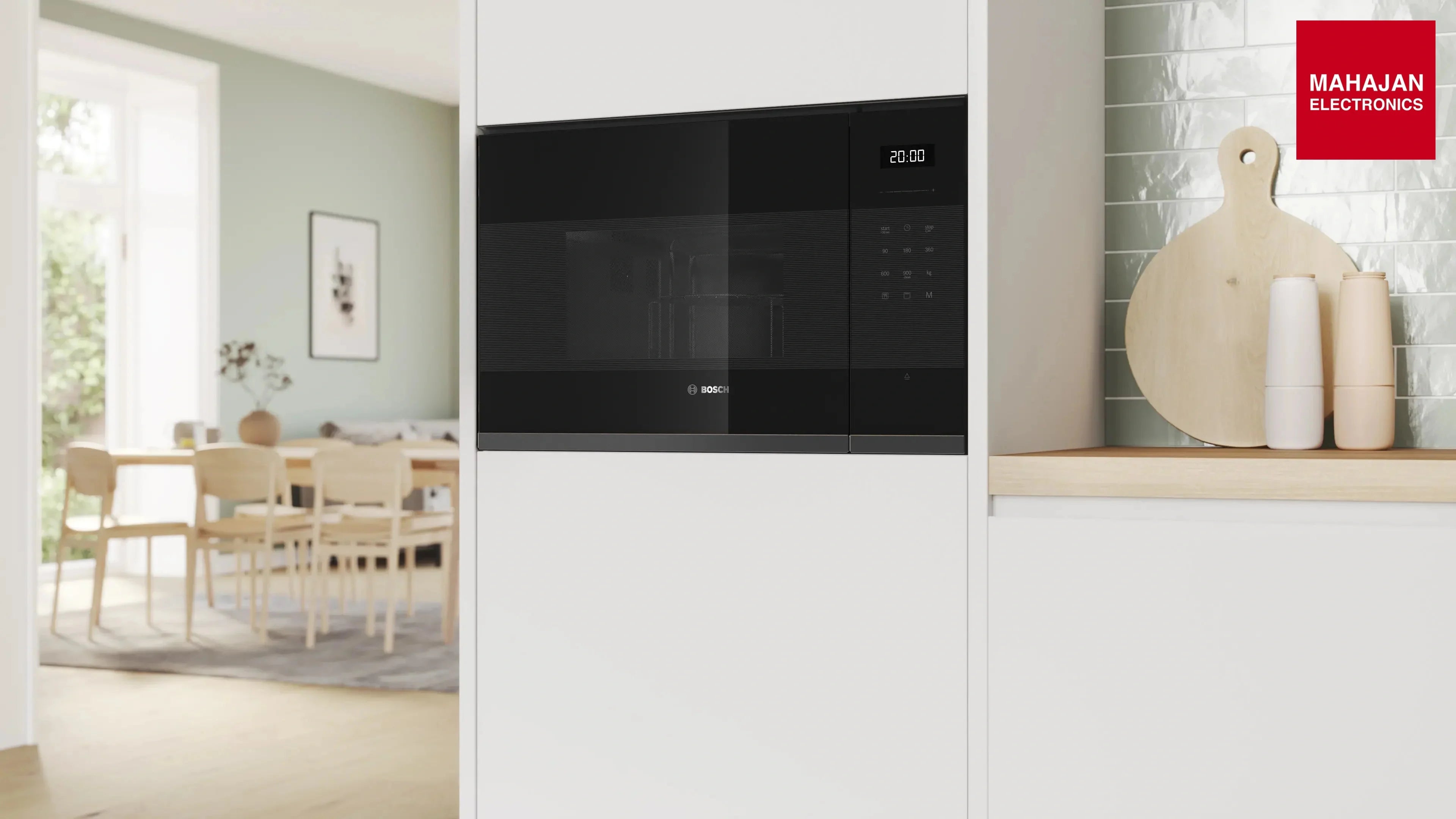 Bosch BEL554MB2I 25 Litre Series 6 Built-In Microwave Oven (Black, Stainless Steel Cavity) Bosch β Mahajan Electronics Online.