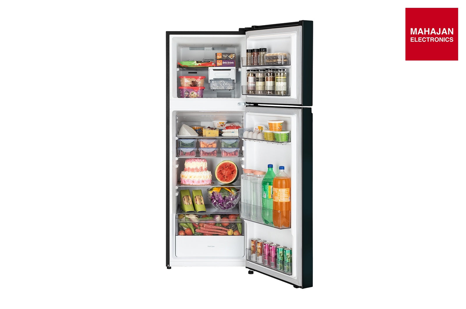 LG GLT2526XWEL 251L Double Door Refrigerator, Convertible, Auto Smart Connect, Smart Inverter Compressor β Mahajan Electronics Online.
