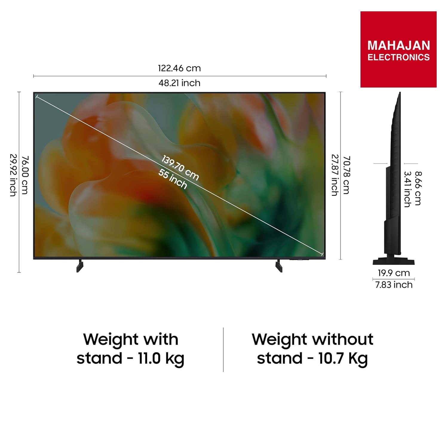 Samsung UA55M80HAULXL 55 inches Mini LED 4K Samsung Vision AI Smart TV-Online Mahajan Electronics – Mahajan Electronics Online.