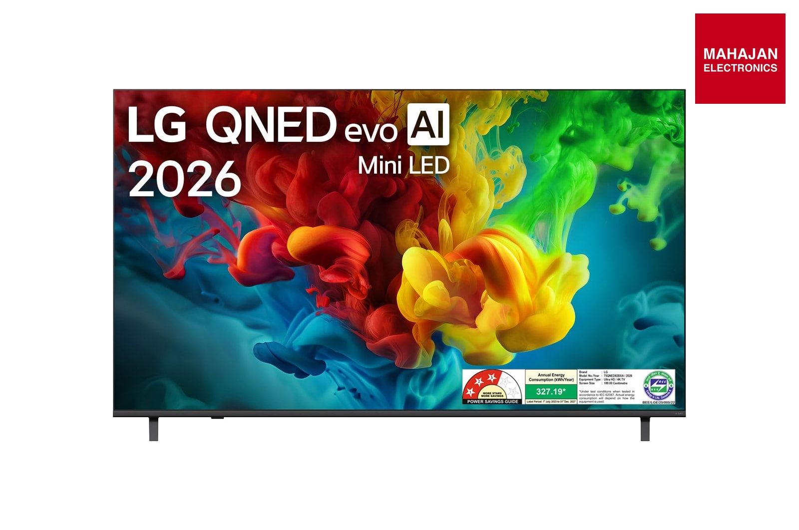LG 75QNED82BXA 189cm (75) QNED evo AI QNED82BX Mini LED 4K Smart TV 2026 LG โ Mahajan Electronics Online.