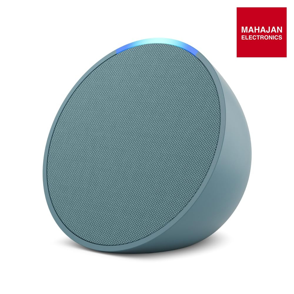 Amazon Echo Pop| Smart speaker with Alexa and Bluetooth| Loud sound, balanced bass, crisp vocals| Green Amazon – Mahajan Electronics Online.