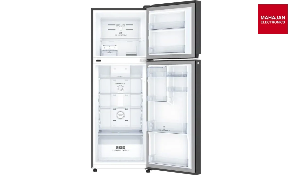 IFBFF-315BIKSTM 265 L 2 Star Double Door Frost Free Refrigerator Metal Black IFB β Mahajan Electronics Online.