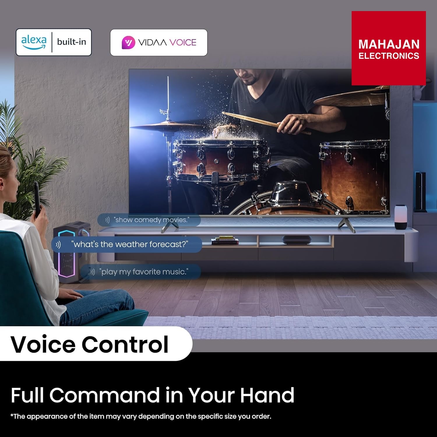 Hisense 100Q7N 254 cm (100 inches) Q7N Series 4K Ultra HD Smart QLED TV (Dark Grey)-Online Mahajan Electronics – Mahajan Electronics Online.